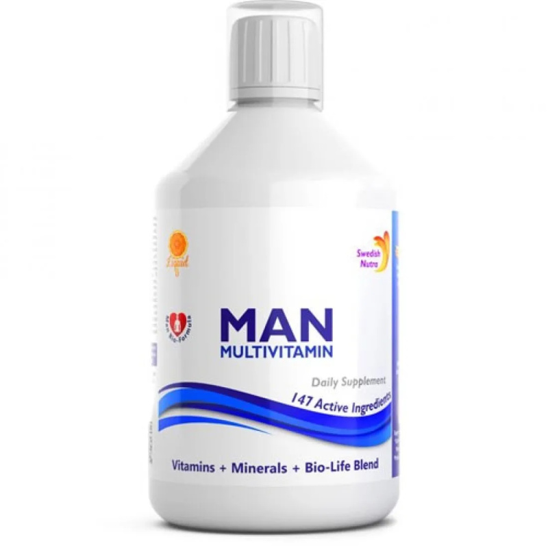 Ανδρική Πολυβιταμίνη Man Multivitamin 500ml SWEDISH NUTRA