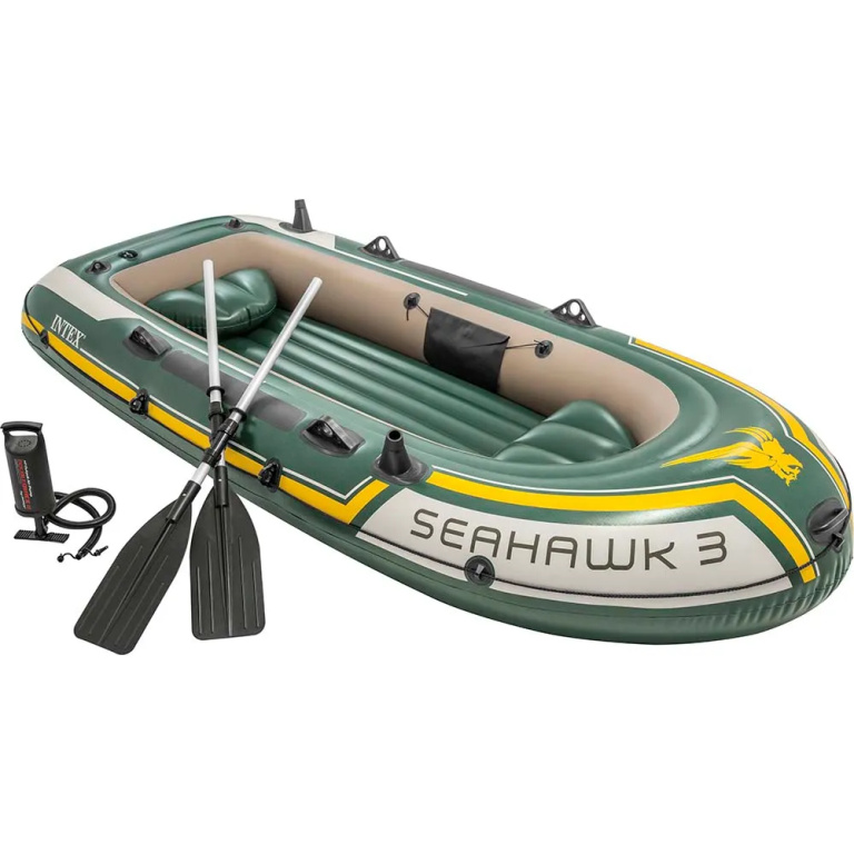 Φουσκωτή Βάρκα 3 Ατόμων Seahawk 3 SET INTEX