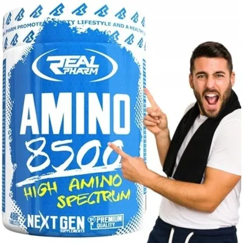 Αμινοξέα Ταμπλέτες Amino 8500 400 tabs Real Pharm - Image 2