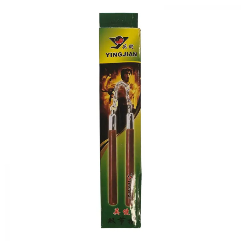Nunchaku YINGJIAN NATURAL Ξύλινα Αλυσίδα - Image 4