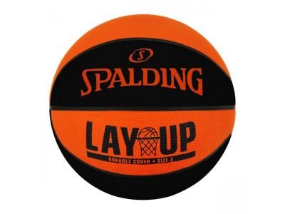 Lay Up Μπάλα Μπάσκετ Orrange/Black Spalding