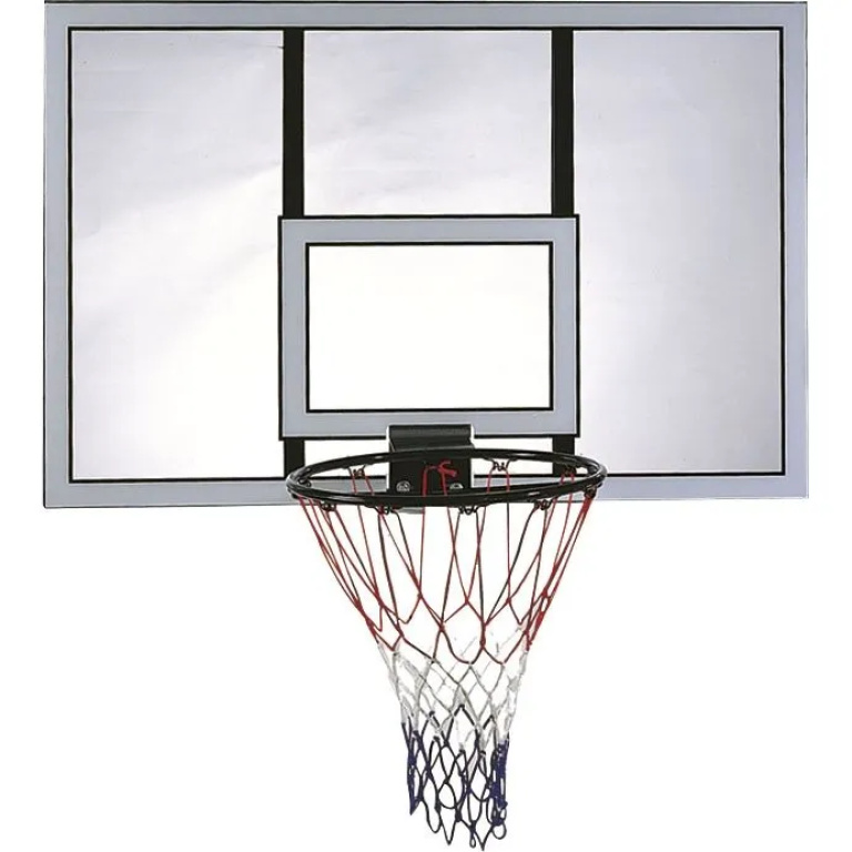 Ταμπλό Μπασκέτας με Στεφάνι και Δίχτυ 122x85cm AMILA