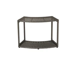 MSpa Wicker Open Storage Unit for round Spa