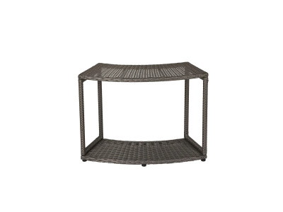 MSpa Wicker Open Storage Unit for round Spa