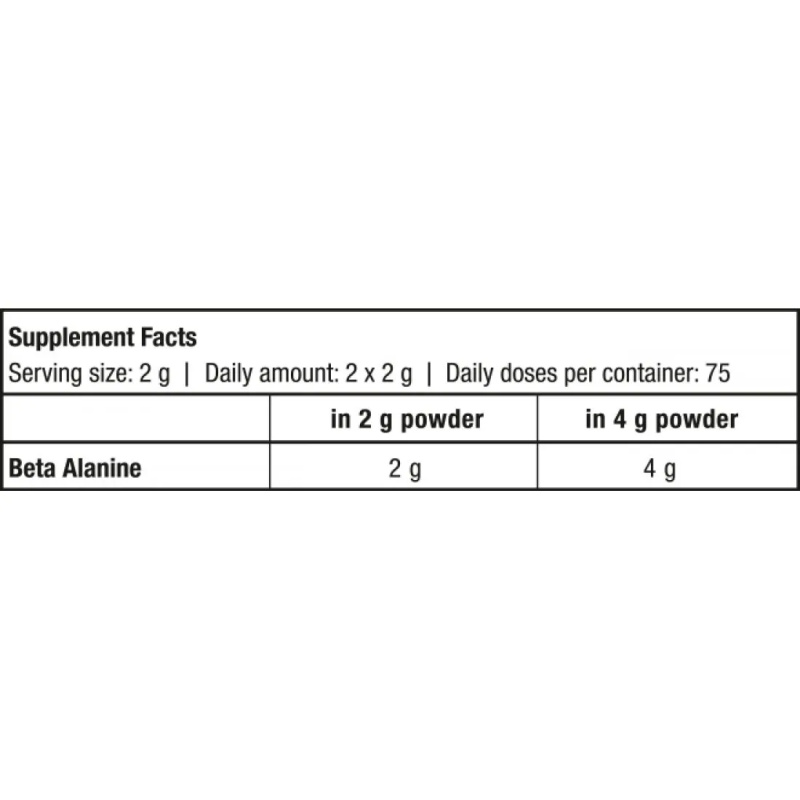 Beta Alanine 300gr BIOTECH USA - Image 2