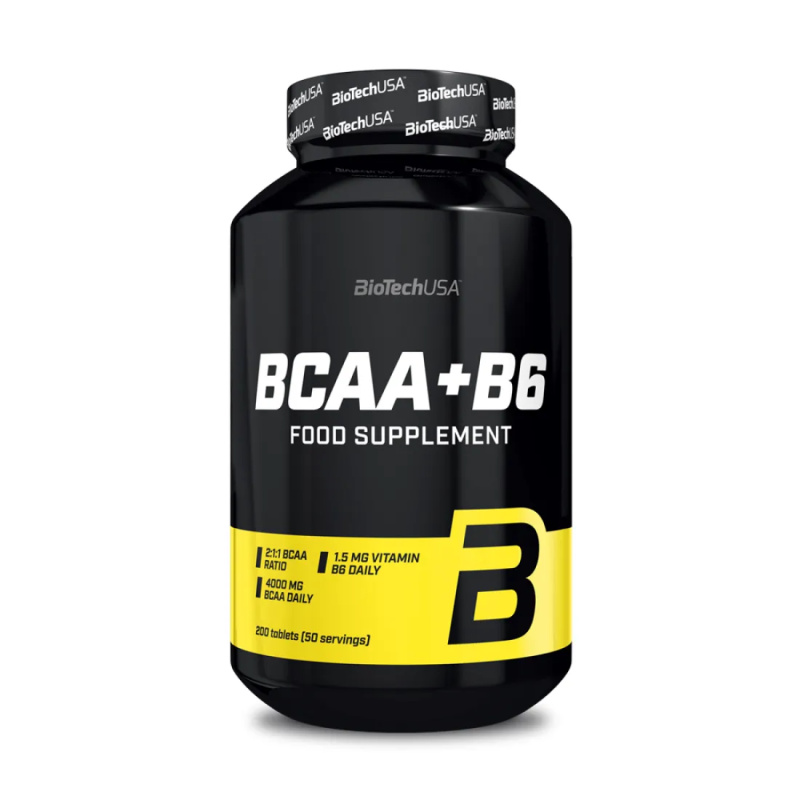 BCAA+B6 Αμινοξέα 200tabs BIOTECH USA