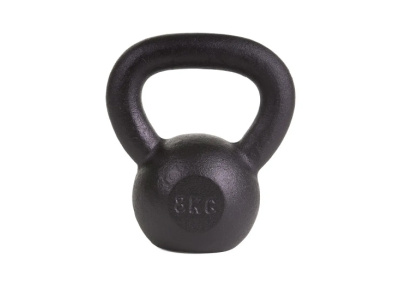 Kettlebell 8kg Black Mat Optimum