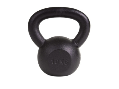 Kettlebell 10kg Black Mat Optimum