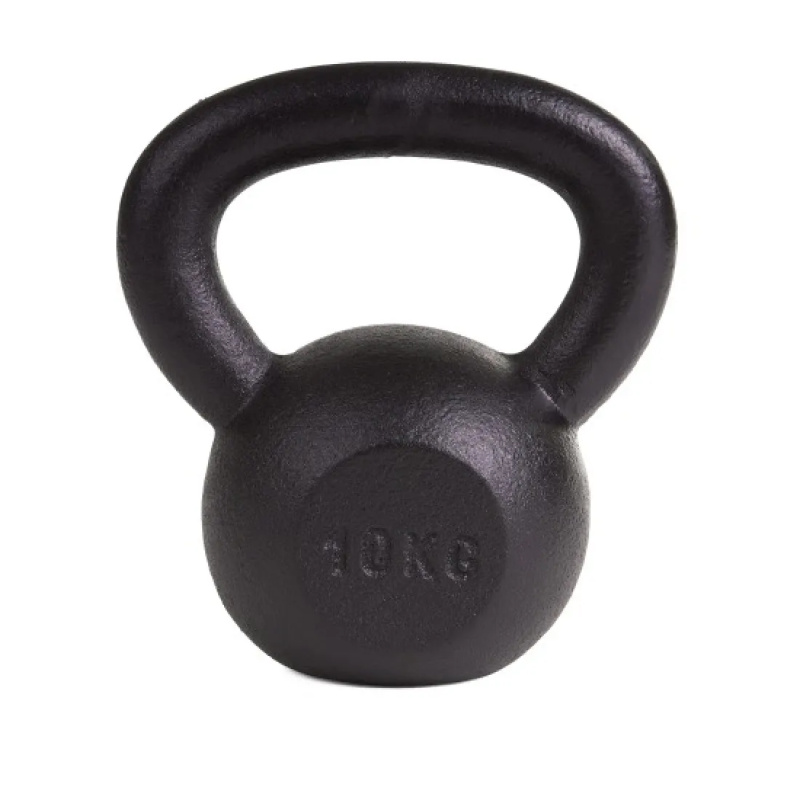 Kettlebell 10kg Black Mat Optimum