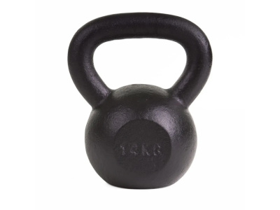 Kettlebell 14kg Black Mat Optimum