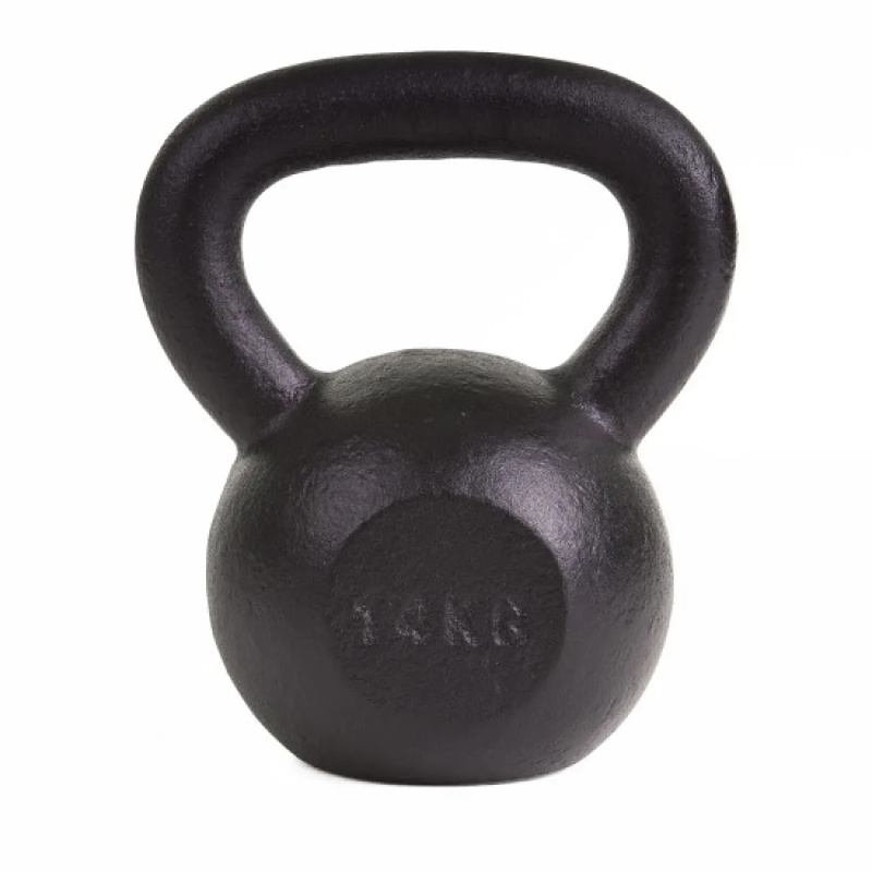 Kettlebell 14kg Black Mat Optimum