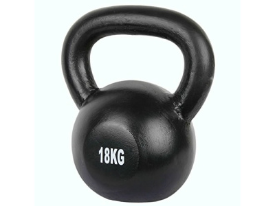 Kettlebell 18kg Black Mat Optimum