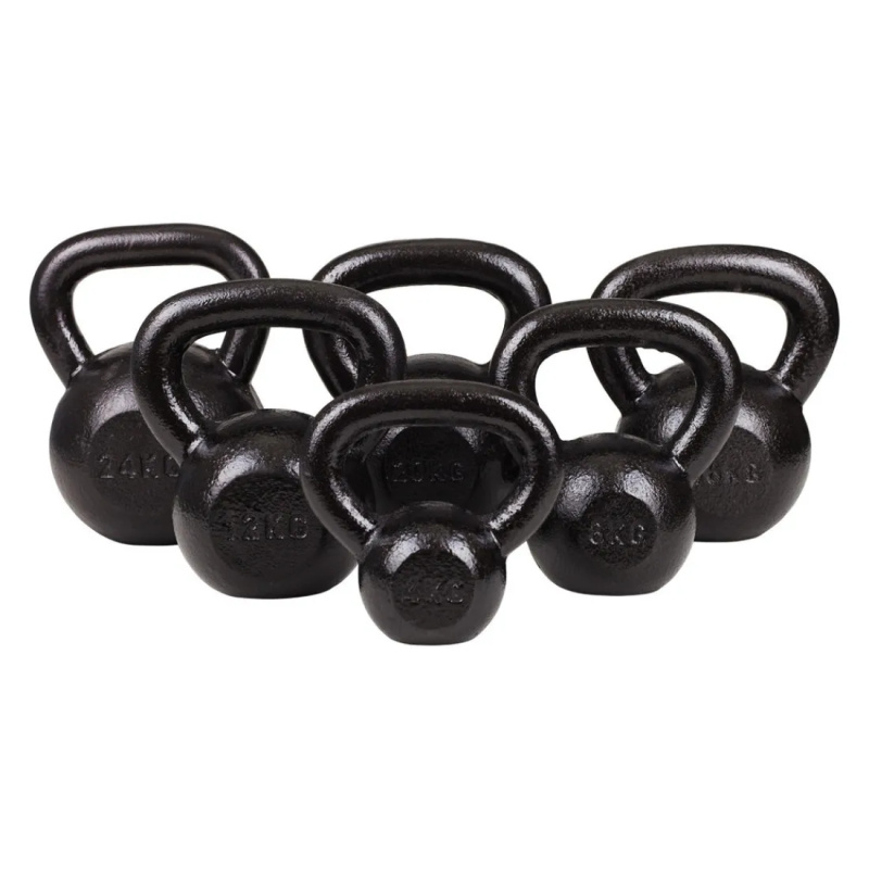 Kettlebell 8kg Black Mat Optimum - Image 4