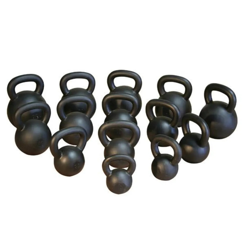 Kettlebell 12kg Black Mat Optimum - Image 3