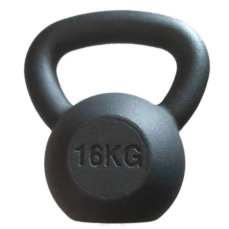 Kettlebell 16kg Black Mat Optimum - Image 3