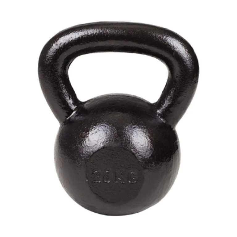 Kettlebell 20kg Black Mat Optimum - Image 3