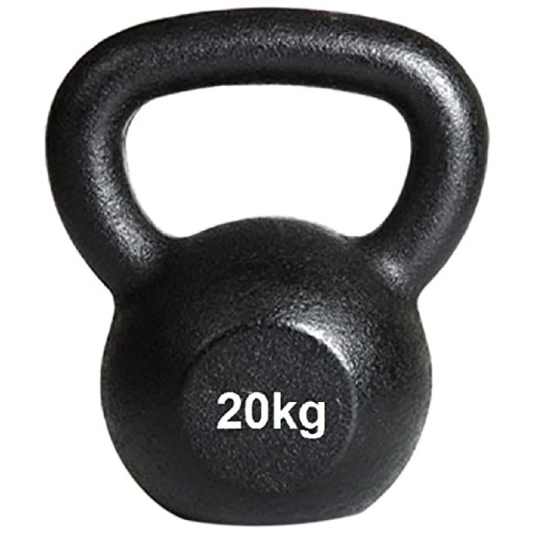 Kettlebell 20kg Black Mat Optimum - Image 5