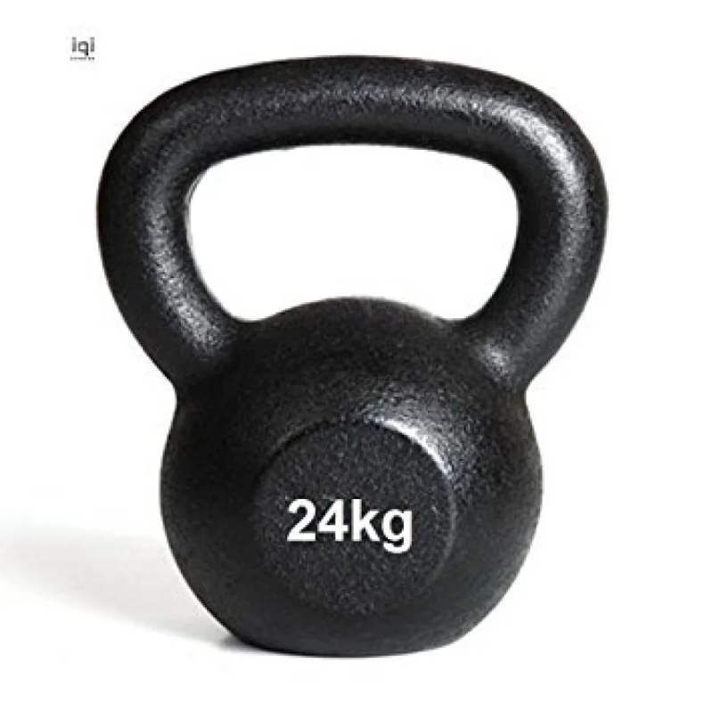 Kettlebell 24kg Black Mat Optimum - Image 5