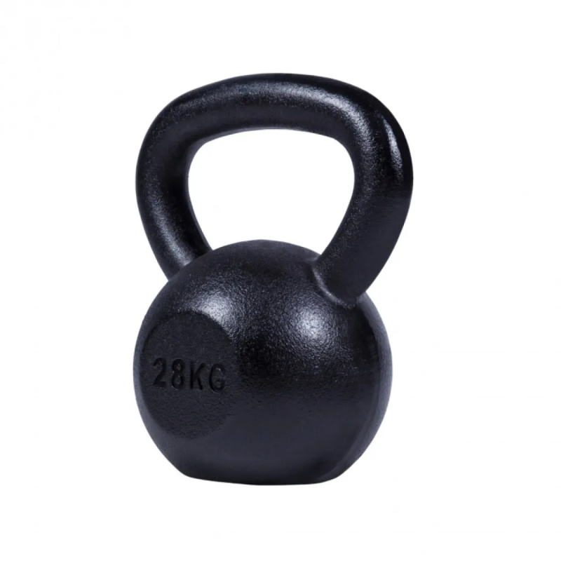 Kettlebell 28kg Black Mat Optimum - Image 3