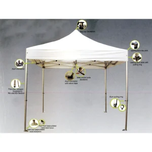 Κιόσκι Σκίαστρο Gazebo Επαγγελματικό 3x4,5 Ενισχυμένος Ιστός 12144 Escape