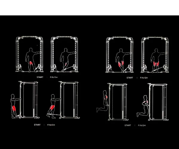 Πολυόργανο STRENGTH MACHINE All in One 2x90Kg ALPINE - Image 9