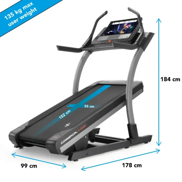 Ηλεκτρικός Διάδρομος Γυμναστικής COMMERCIAL X22i NordicTrack - Image 2