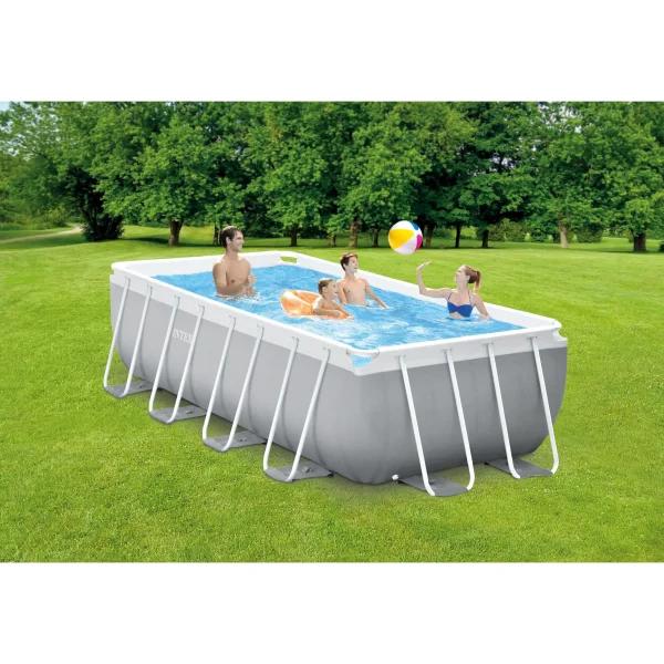Παραλληλόγραμμη Πισίνα με Σκελετό Prism Set 400x200x122cm Intex