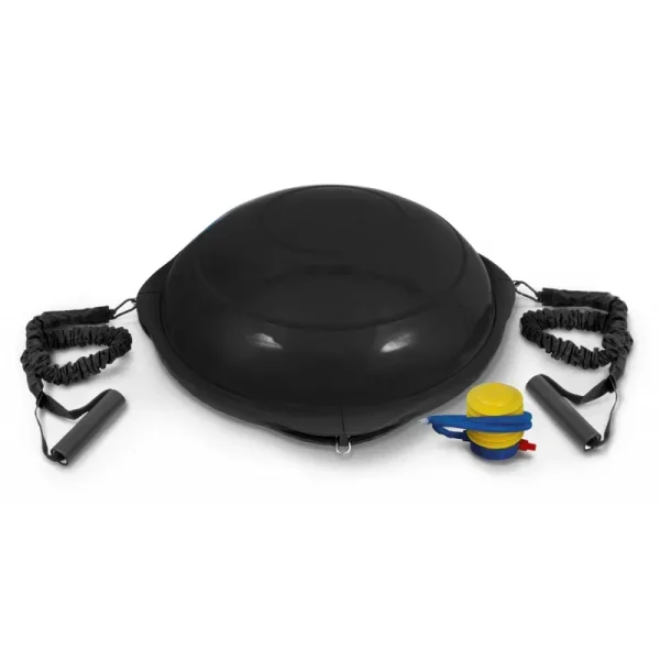 AMILA Balance Ball με Ξύλινη Βάση Mat Μαύρη 63cm - Image 2
