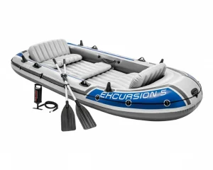 Φουσκωτή Βάρκα Excursion 5 SET Intex με Κουπιά και Τρόμπα