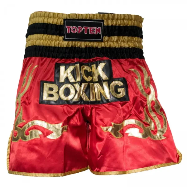 Σορτσάκι kickboxing TOP TEN WAKO KICKBOXING Κόκκινο