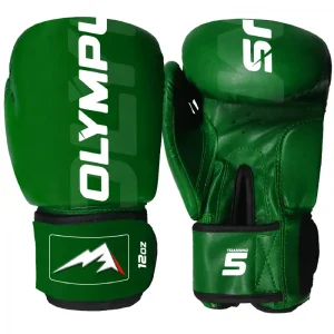 Γάντια Πυγμαχίας Olympus TRAINING 5 WIDE Πράσινα