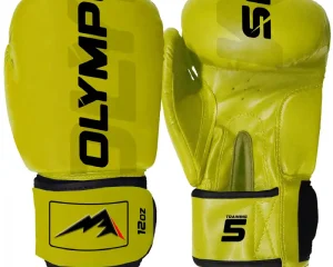 Γάντια Πυγμαχίας Olympus TRAINING 5 WIDE Κίτρινα