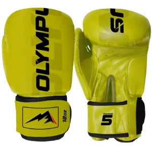 Γάντια Πυγμαχίας Olympus TRAINING 5 WIDE Κίτρινα