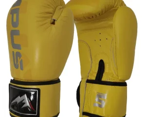 Olympus Πυγμαχικά Γάντια FIGHTING 5 CLASSIC Κίτρινα