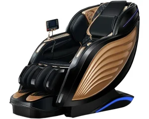 Πολυθρόνα Μασάζ ROHAUS G1 DELUXE Mαύρο/Xρυσό