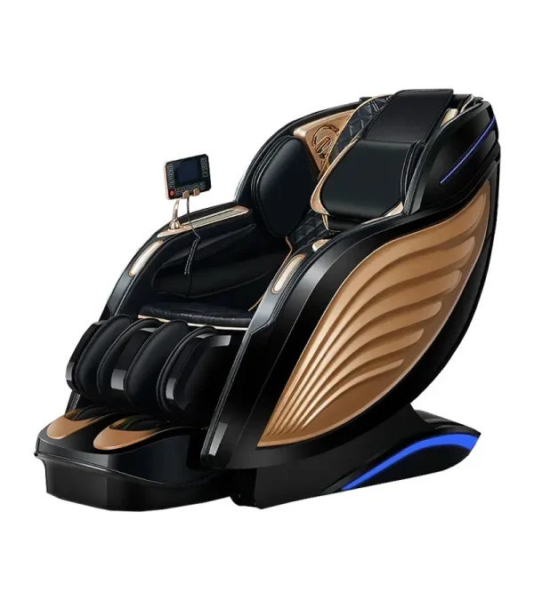 Πολυθρόνα Μασάζ ROHAUS G1 DELUXE Mαύρο/Xρυσό