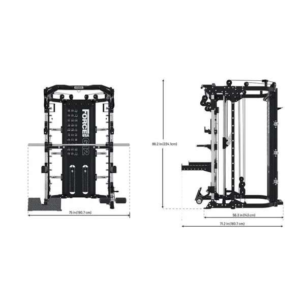 Πολυόργανο Γυμναστικής G12‑V2 All‑In‑One Trainer Force USA - Image 7