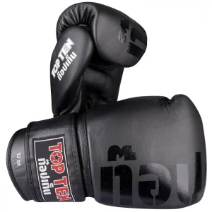 Γάντια Επαφής TOP TEN AJARN Thaiboxing Black