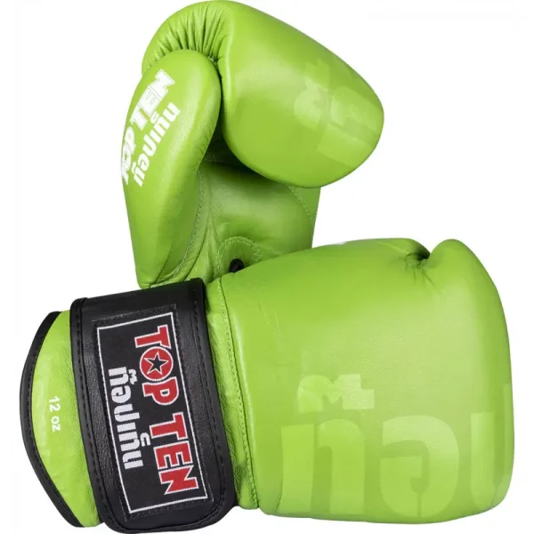 Γάντια Επαφής TOP TEN AJARN Thaiboxing Green