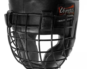 Κάσκα Olympus Δερμάτινη GLADIATOR Μεταλλική Μάσκα