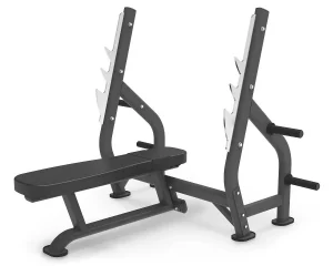 Πάγκος Γυμναστικής Επαγγελματικός Flat Bench Μαύρο Impulse IT7014B