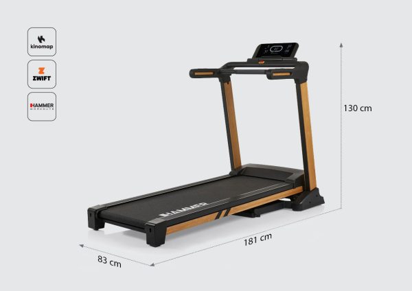 Διάδρομος Γυμναστικής Ηλεκτρικός 2.75HP FlyRun 6.0 NorsK Hammer - Image 10