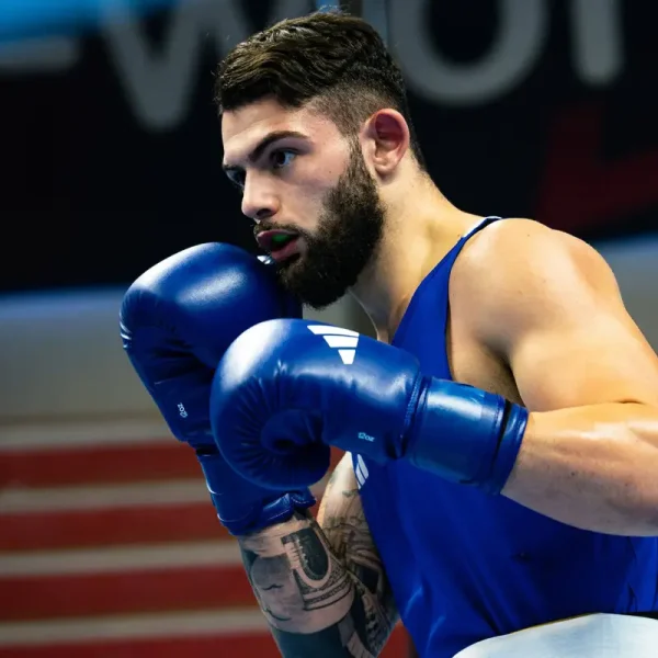 Γάντια Ερασιτεχνικής Πυγμαχίας adidas IBA Blue - Image 6