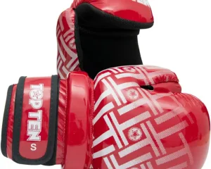 Semi Contact Γάντια TOP TEN POINTFIGHTER PRISM Block Red