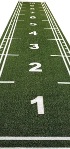 Χλοοτάπητας Sprint Track με Αρίθμηση Μήκους 10m Πράσινο Beka Rubber 94478