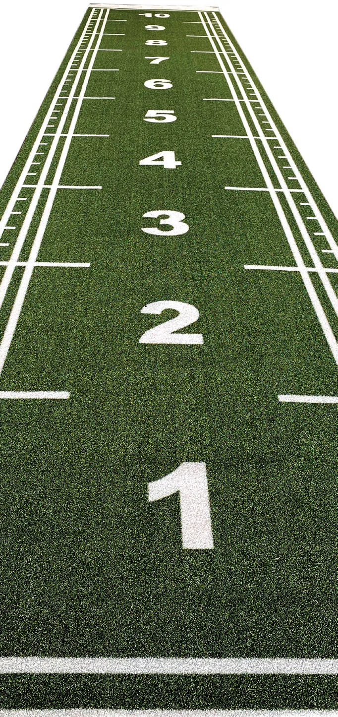 Χλοοτάπητας Sprint Track με Αρίθμηση Μήκους 10m Πράσινο Beka Rubber 94478