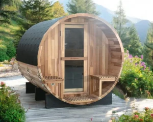 Σάουνα Barrel Sauna inSPORTline Viduor 600 – Cedar Wood