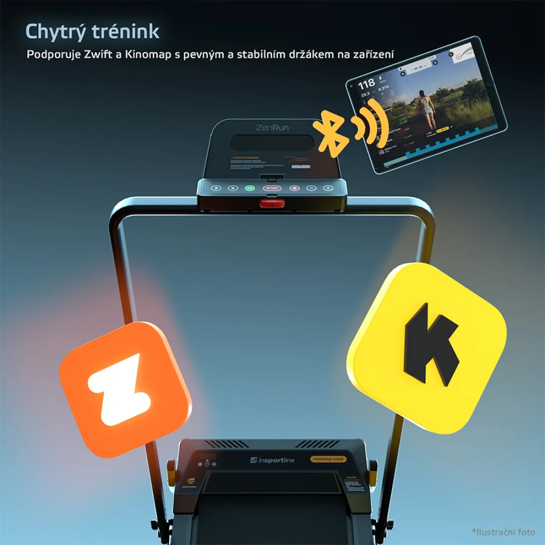 Διάδρομος Γυμναστικής Massage Treadmill inSPORTline ZenRun NOON - Image 11