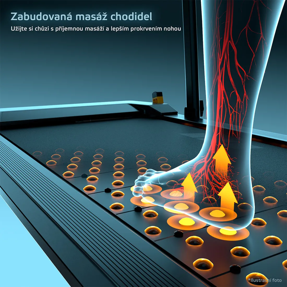 Διάδρομος Γυμναστικής Massage Treadmill inSPORTline ZenRun NOON - Image 7