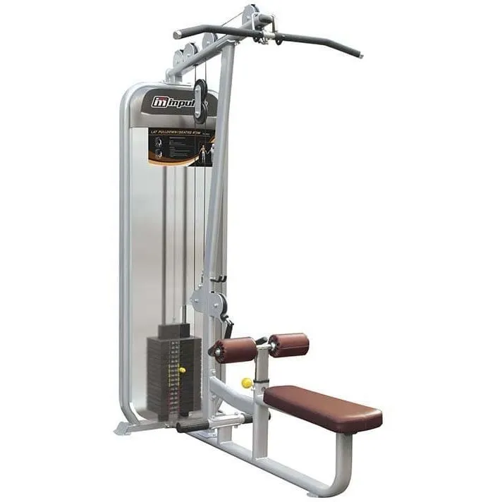 Μηχάνημα Πλάτης Lat Pulldown / Seated Row Impulse PL9002 Ασημί